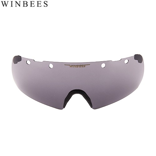 윈비즈 헬멧 탈부착형 덮개 고글 렌즈 스모크 블랙