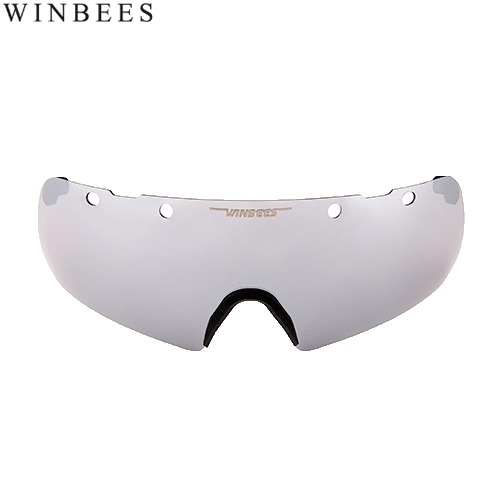 윈비즈 헬멧 탈부착형 덮개 고글 렌즈 실버 (미러 코팅)